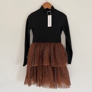 Janie and Jack Leopard Tulle Dress